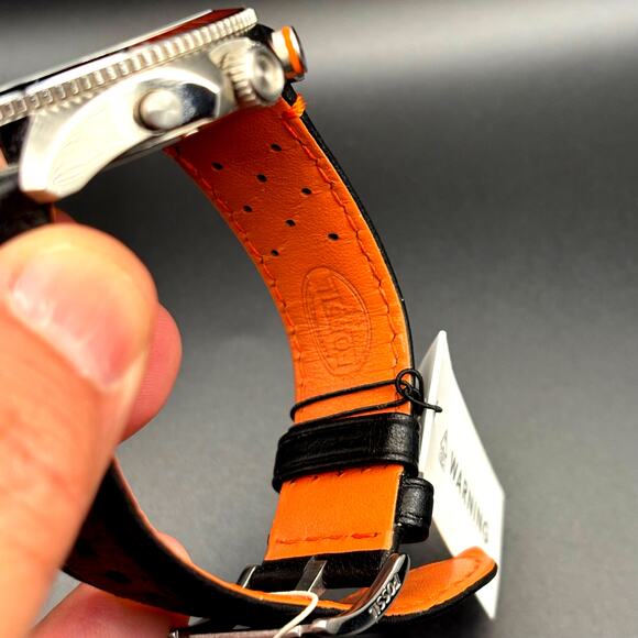 Fossil Wakefield Chronograph CH2953 Mens Stainless Steel Watch Black Dial 44mm - Picture 10 of 17